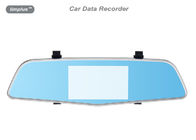 Σύστημα καταγραφής δεδομένων αυτοκινήτων 4,3 ίντσας HDMI με το διπλό πίσω καθρέφτη καμερών