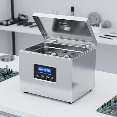 Υπερηχητικό καθαριστικό επιτραπέζιου επιπέδου με υπερηχογράφημα, συμπεριλαμβανομένου δεξαμενού από ανοξείδωτο χάλυβα, σχεδιασμένο για καθαρισμό σε διάφορες βιομηχανίες
