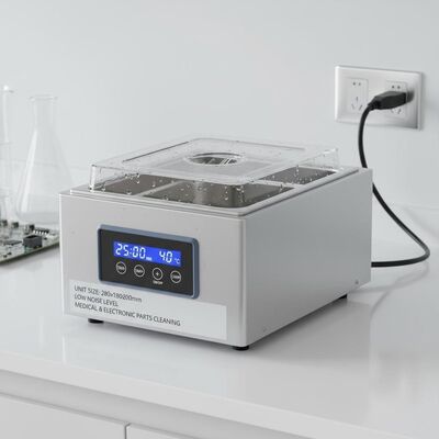 Μέγεθος μονάδας 280x180x200mm Υπερήχορος υπερήχων για καθαρισμό τραπεζικών και ηλεκτρονικών εξαρτημάτων